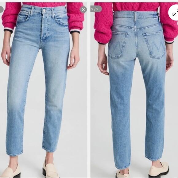 MOTHER Denim - MOTHER High Waisted Hiker Hover Jean Herbal Remedy 29